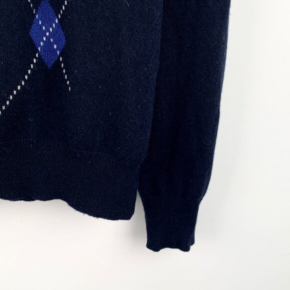 Hermes Deep blue playing card motif knitted sweater - Picture 4 of 6